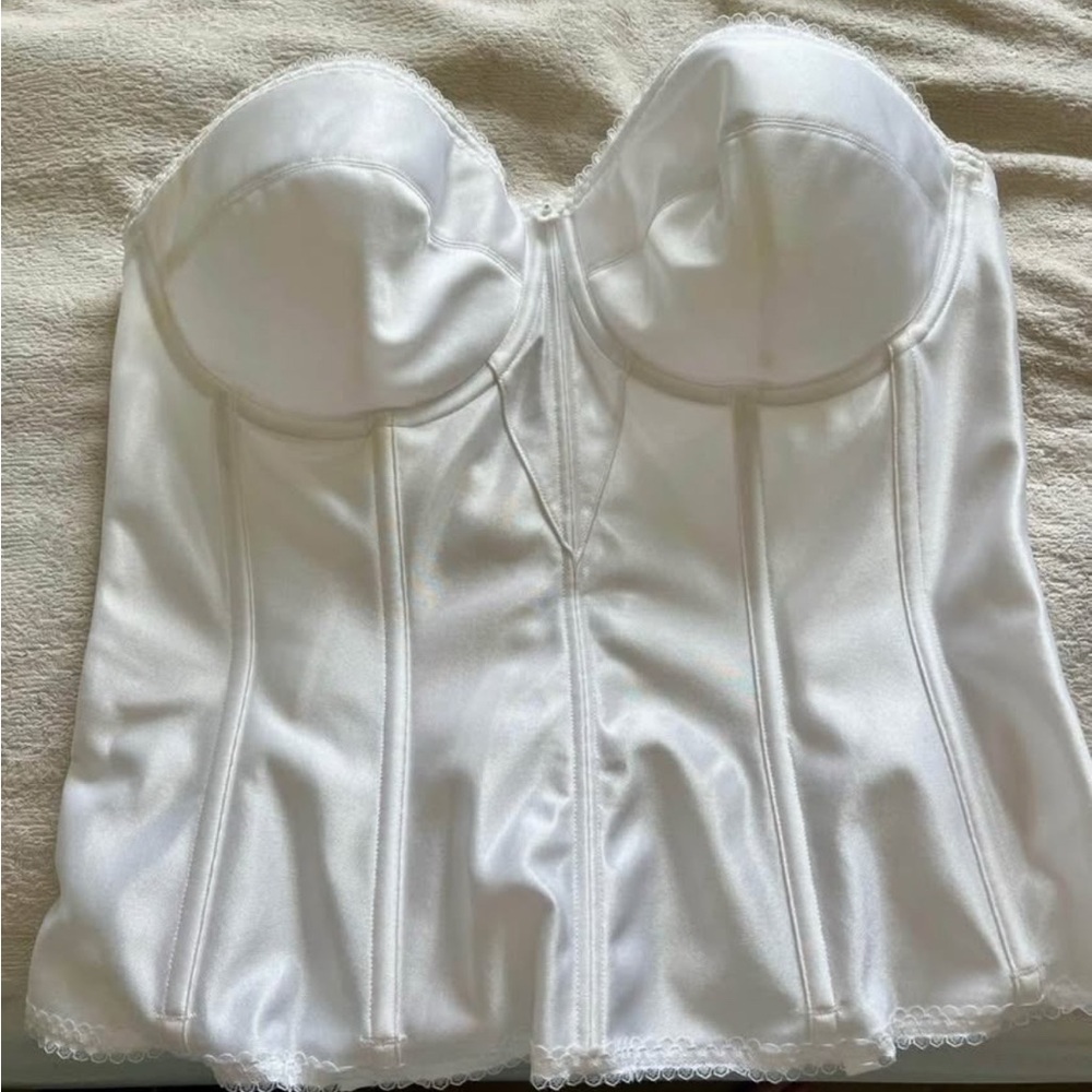 Dominique White Chemise Satin Sheen Intimates